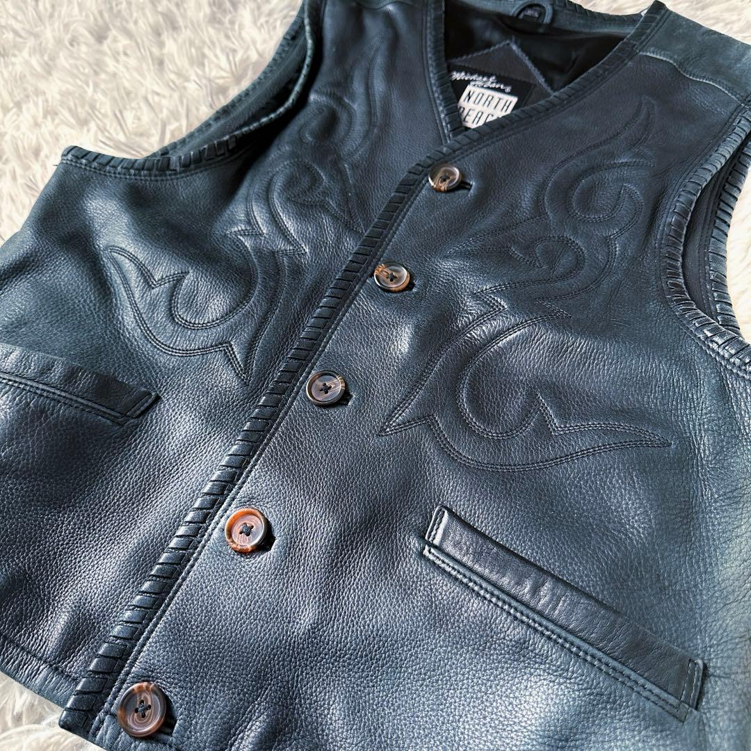 Michael Hoban NORTH BEACH 本革 レザーベスト 90s