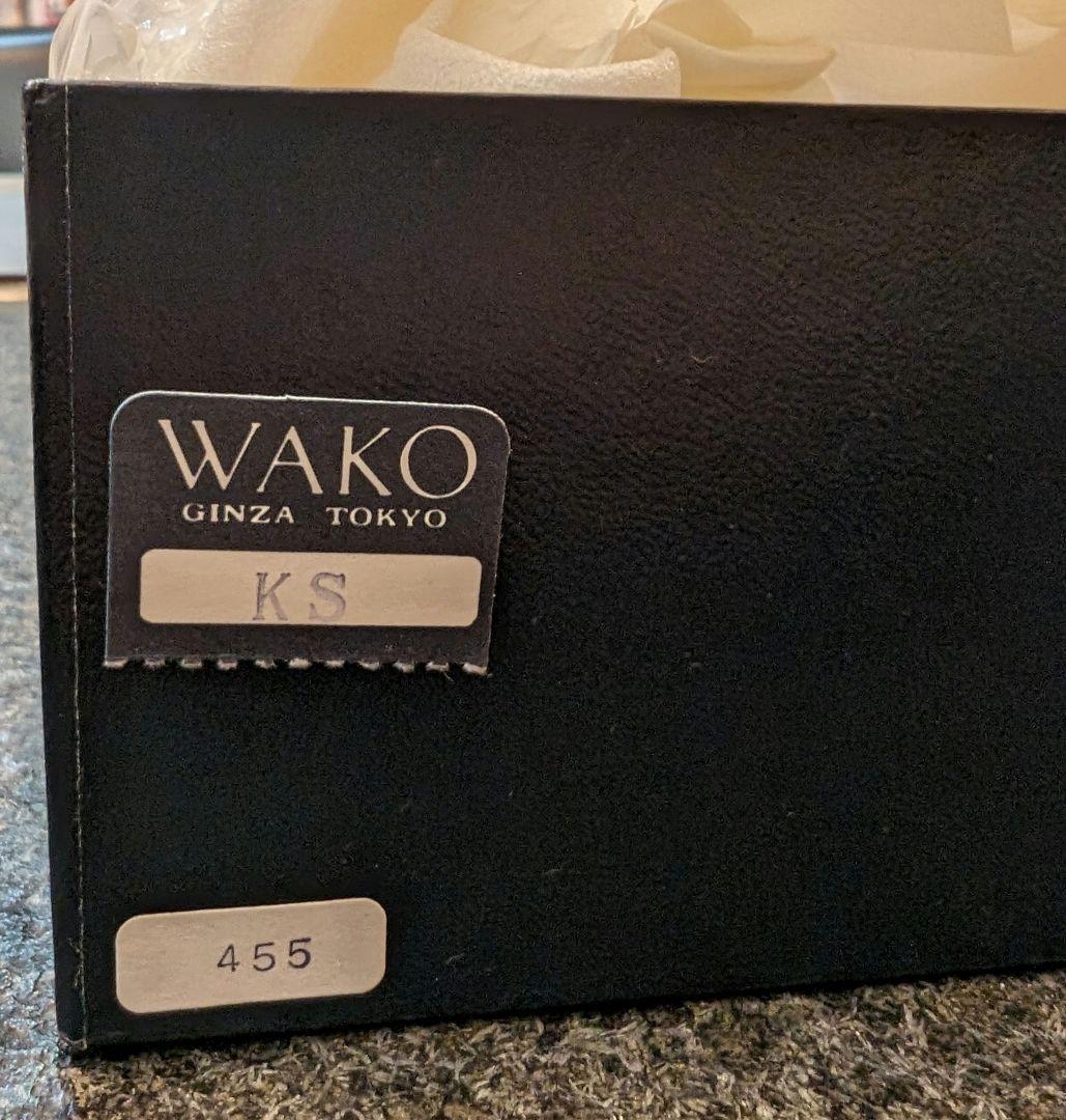 ムラーノガラス　シルバー　小物入れ　銀座WAKO