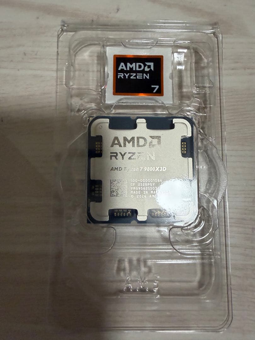ブ*ブ様 新品 AMD Ryzen7 9800X3D CPU