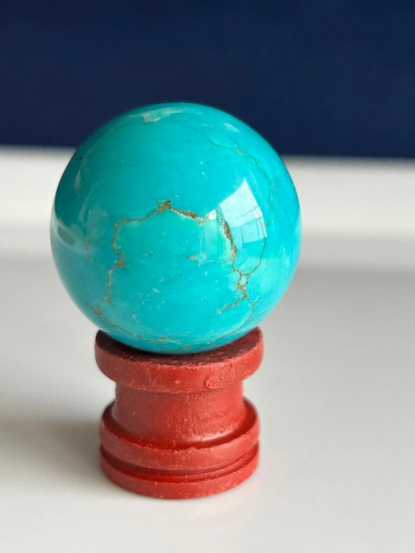 ✨超希少✨ターコイズ　トルコ石　丸玉　30㎜　スフィア