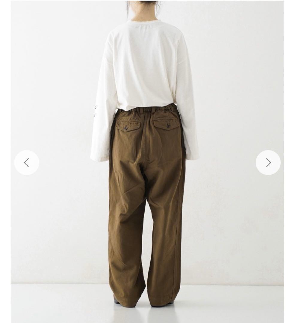 nest Robe upcyclelino BASICチノ2タックパンツ