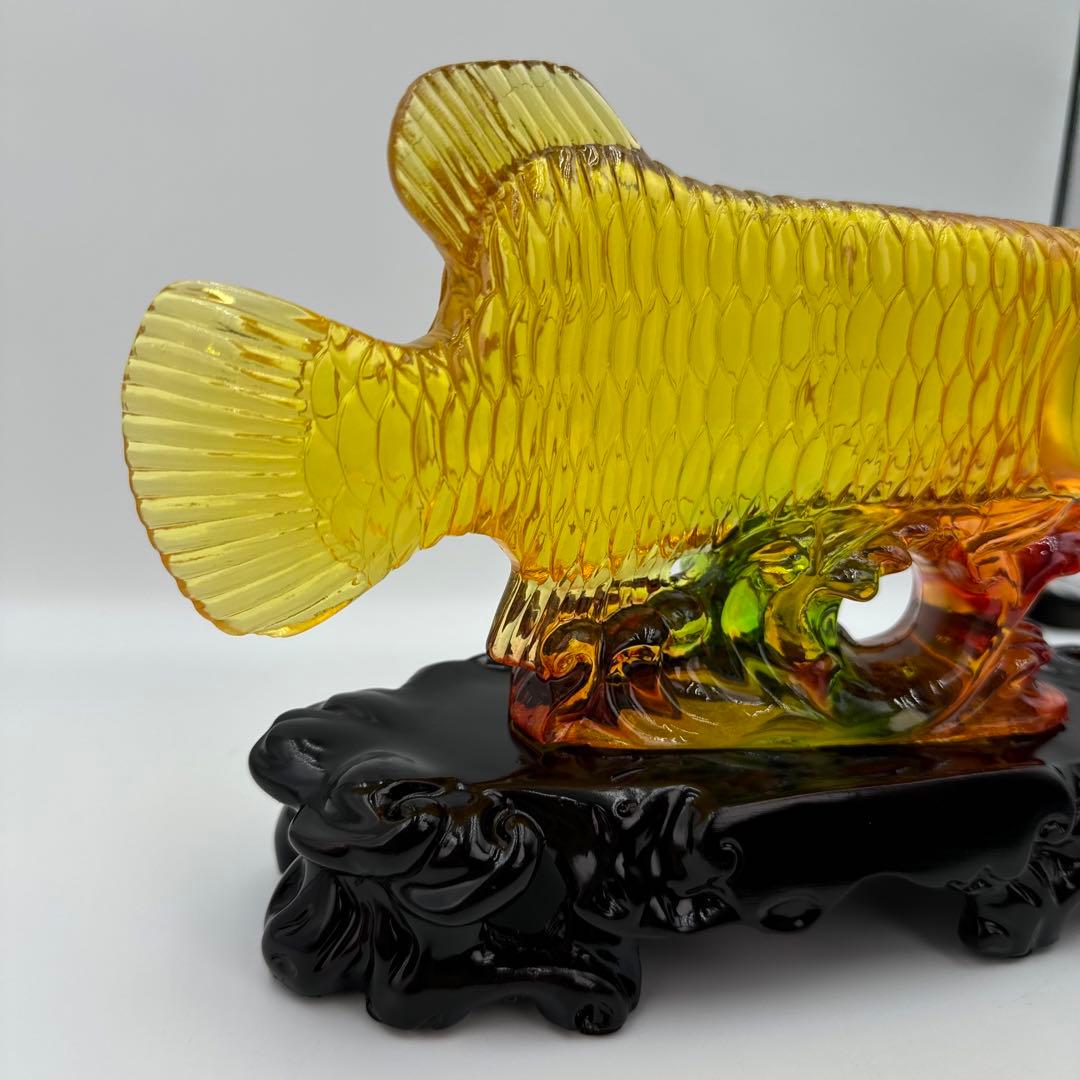 鯉の置物　オブジェ　富と幸運　金運　魚