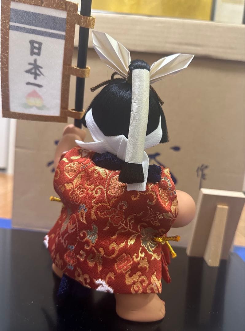 五月人形　桃太郎　「勝」 寿喜代作　尾山人形
