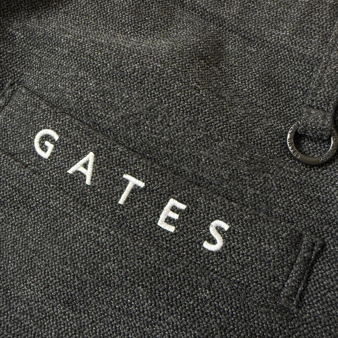 パーリーゲイツ　パンツ　M〜L相当　チャコールグレー　秋冬　グレー　コットン　4