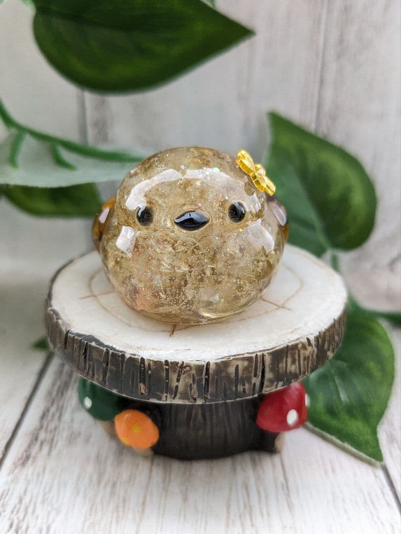 【琥珀】ラピスラズリのかめちゃん形オルゴナイト☆他４点