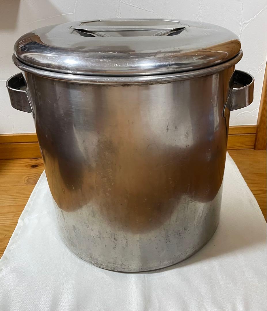 ステンレススチール 寸胴鍋 蓋付き