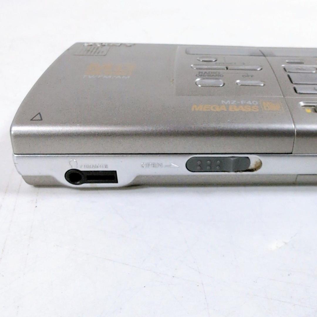 ソニー MZ-F40 ポータブル MDプレーヤー WALKMAN ウォークマン