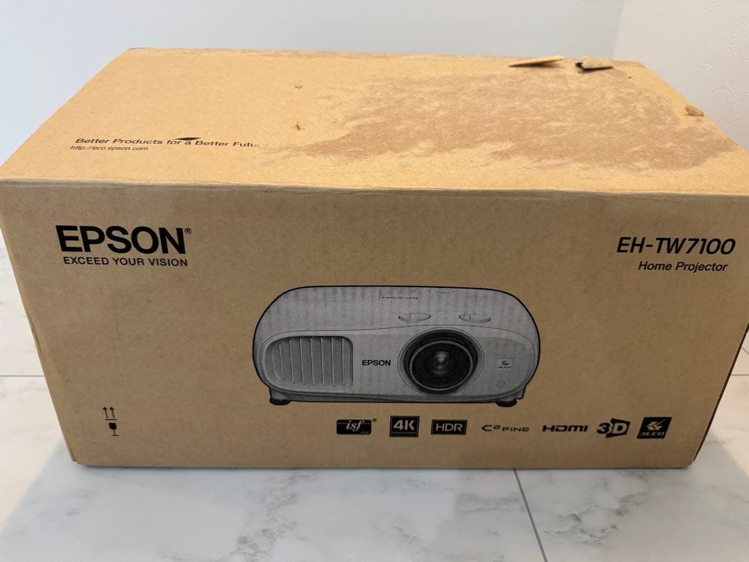 激安！エプソン ホームプロジェクター EH-TW7100 天井取付純正金具付