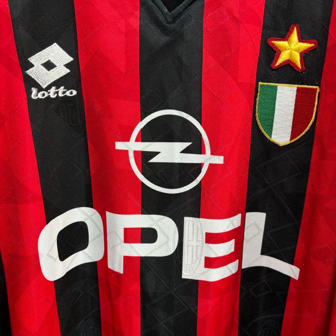 長袖 ACミラン Lotto ロット オペル OPEL ユニフォームゲームシャツ