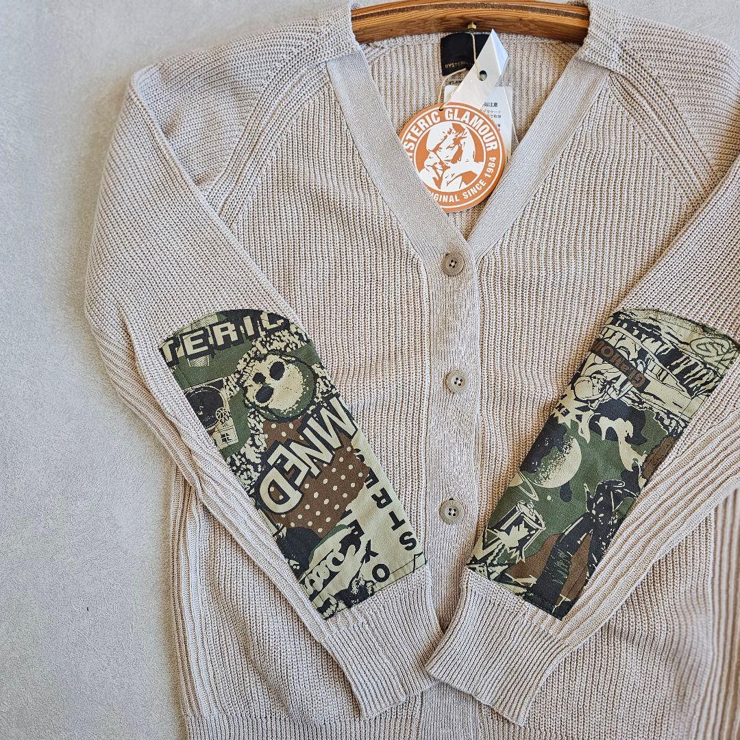 【新品未使用/HYSTERIC GLAMOUR】 カーディガン