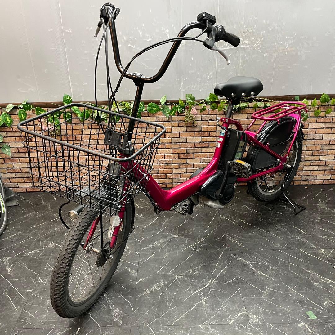 【97】電動自転車 YAMAHA PAS Kiss ピンク 20インチ