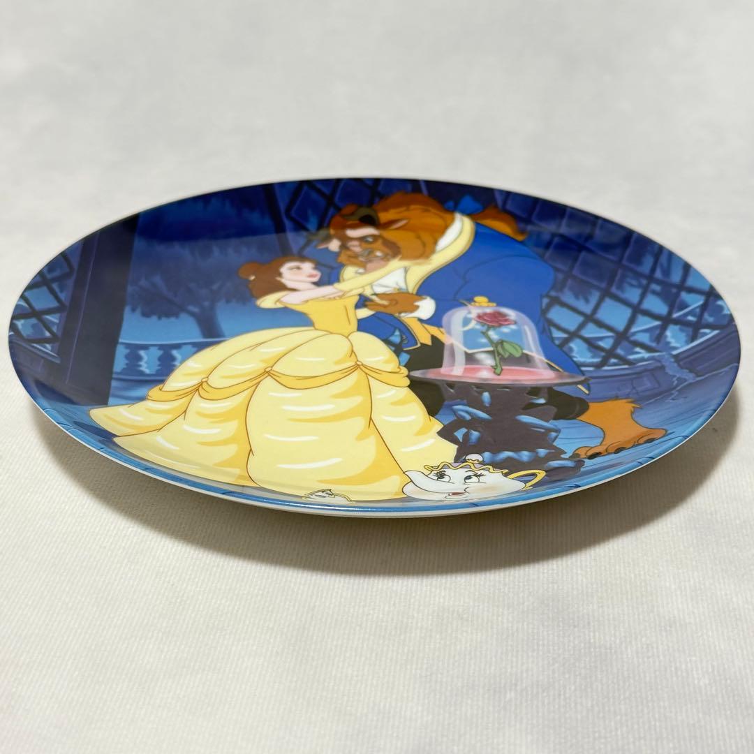 希少☆ディズニー 美女と野獣 絵皿 Learning to Love 認定書付