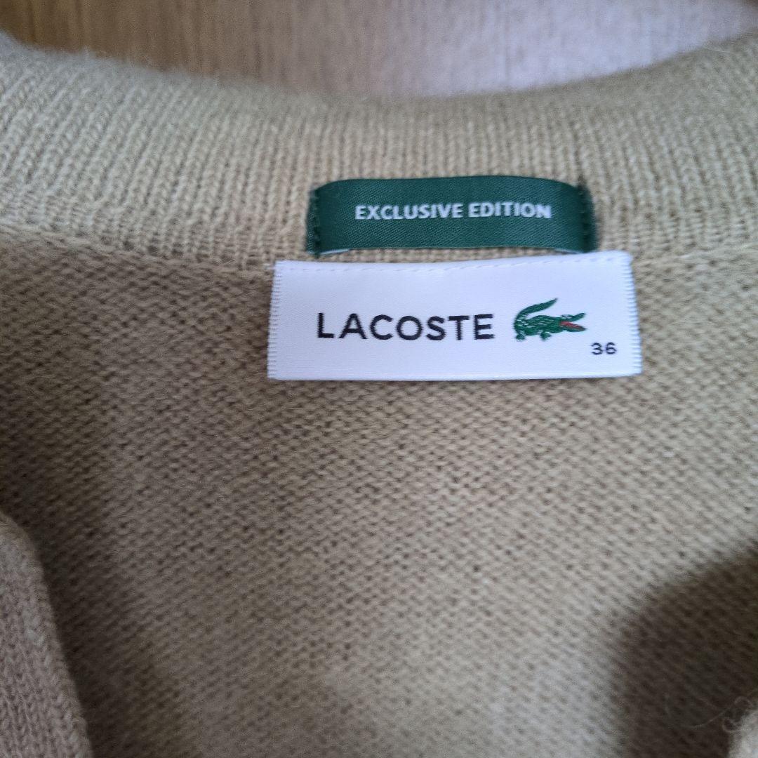 スナイデル/ラコステ/スキッパーニットワンピース