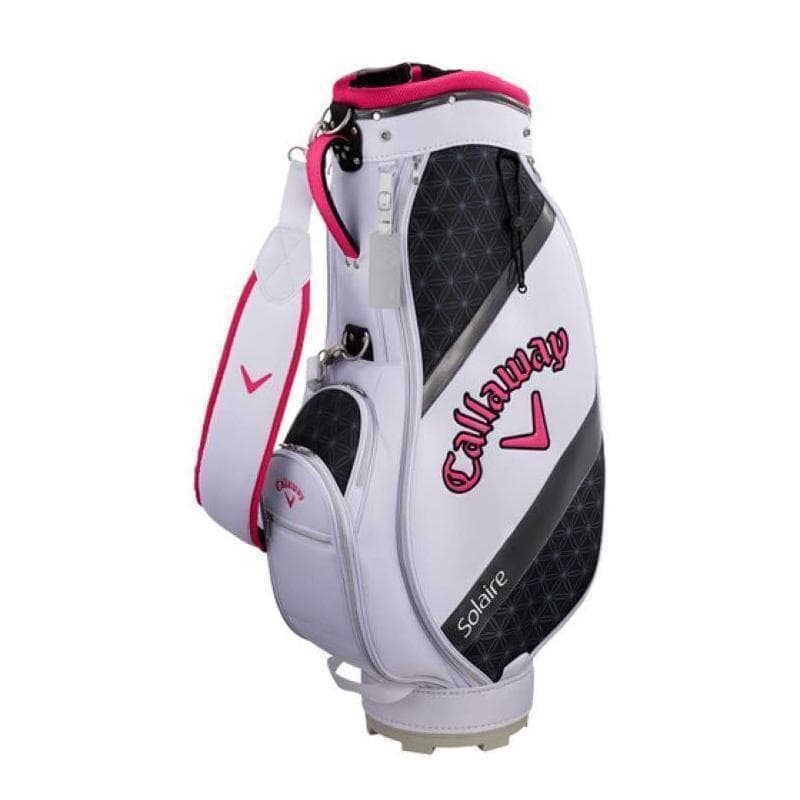 新品 Callaway ブラックキャディバッグ レディース キャロウェイ 白
