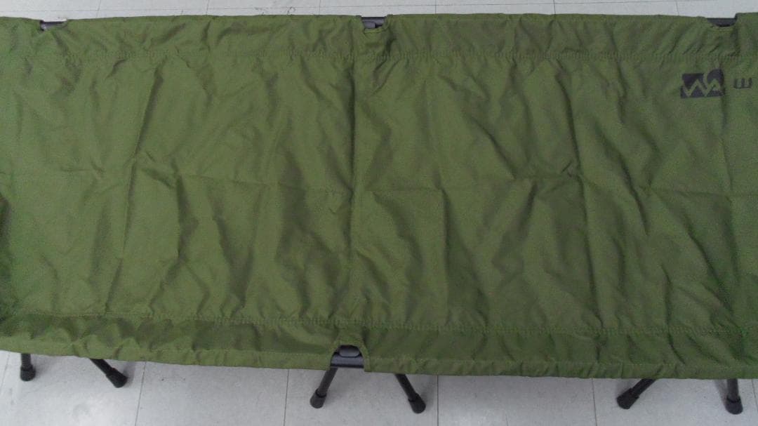 【【中古品】WAQ 2WAY キャンプ コット　軽量 折りたたみベッド ベンチ
