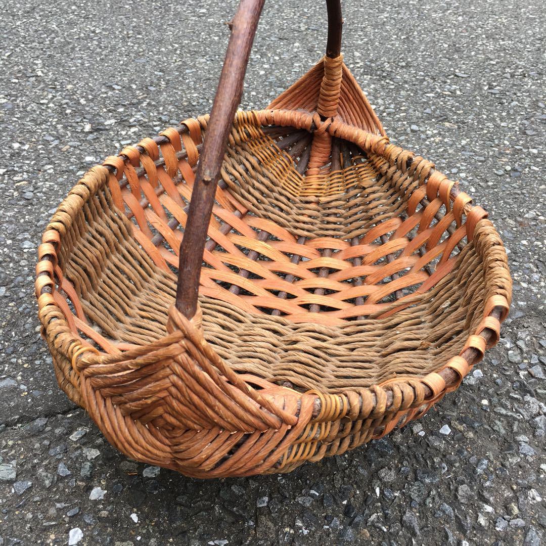 カゴ  bag　フランス　アンティーク