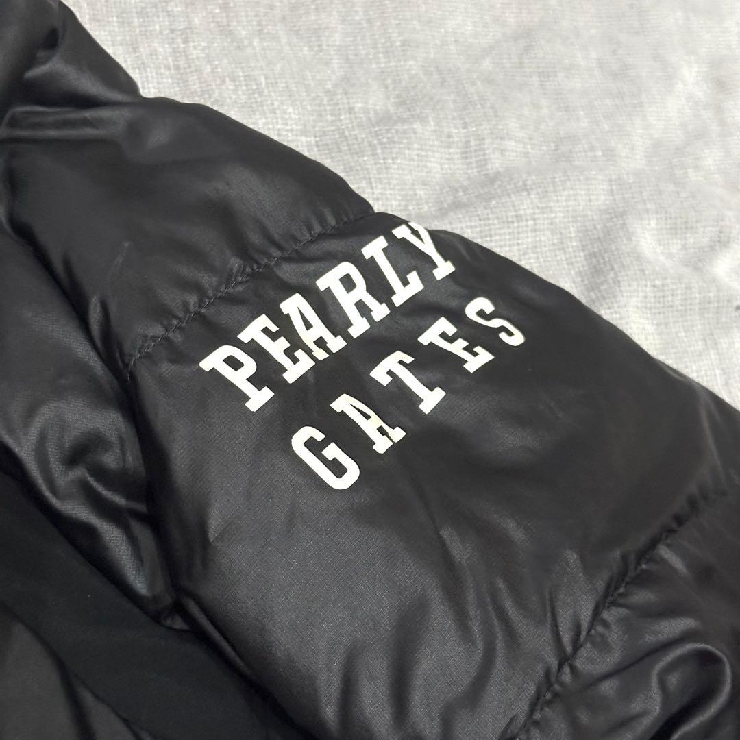 PEARLY GATES パーリーゲイツ ダウンジャケット 星地模様 ワッペン