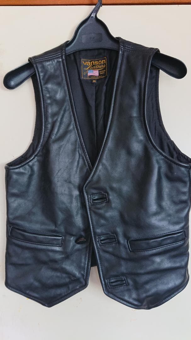 トップス Vanson leather vest