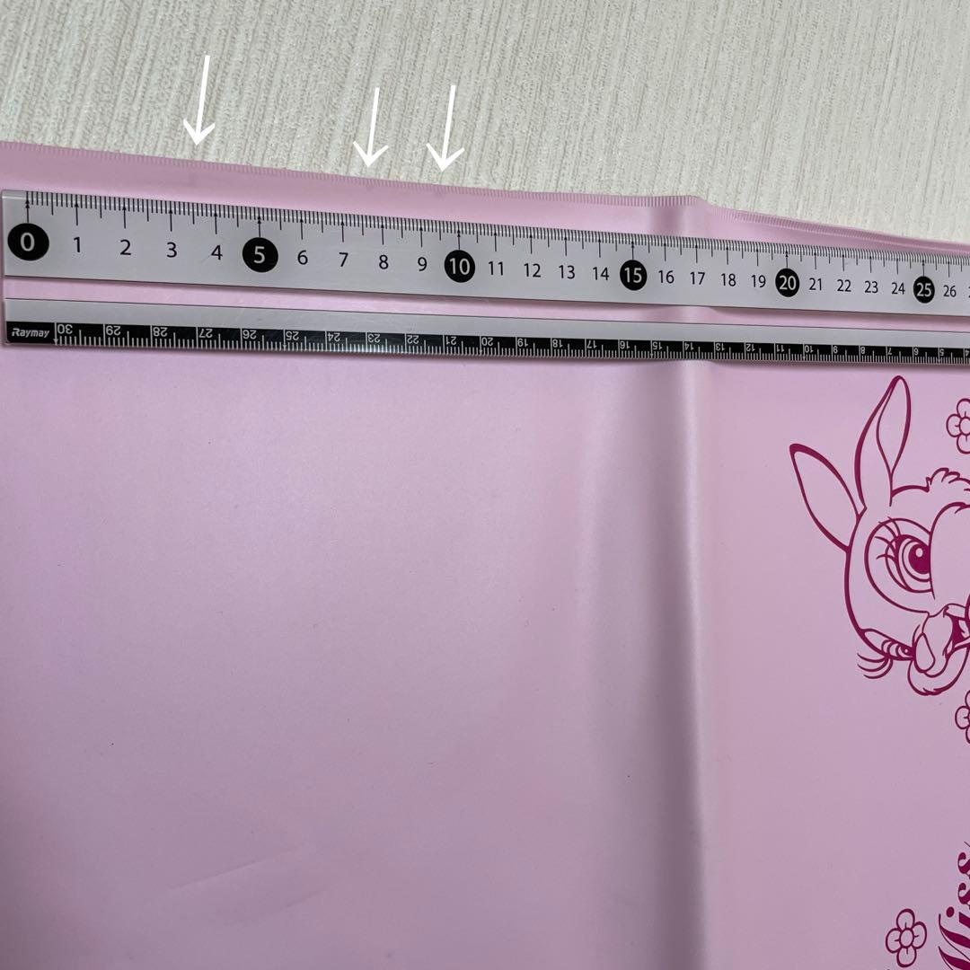 【匿名配送】Miss Bunny 書類ケース　マルチケースA4OK 昭和レトロ