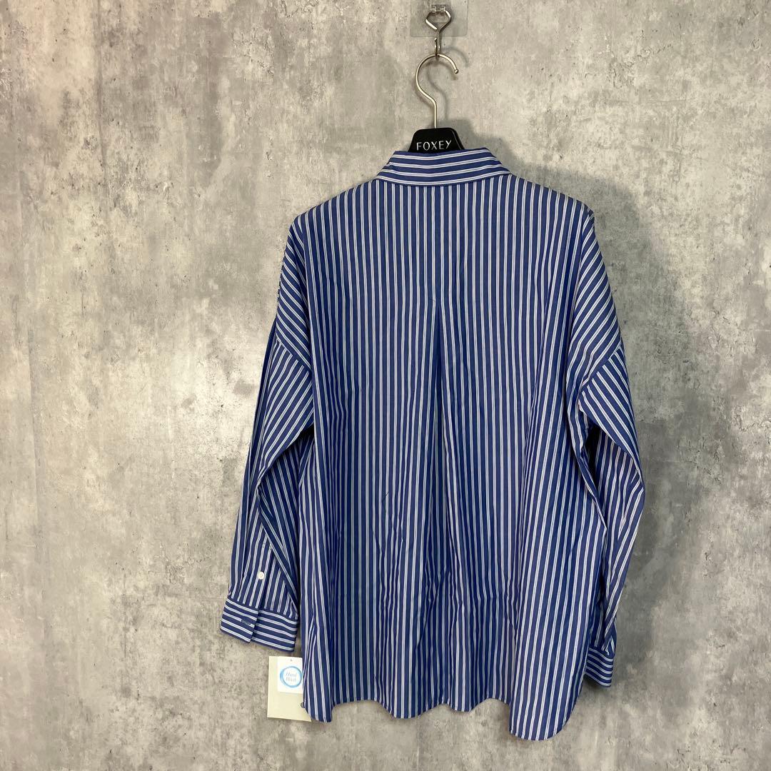 新品 Leilian 洗えるシャツブラウス 9号