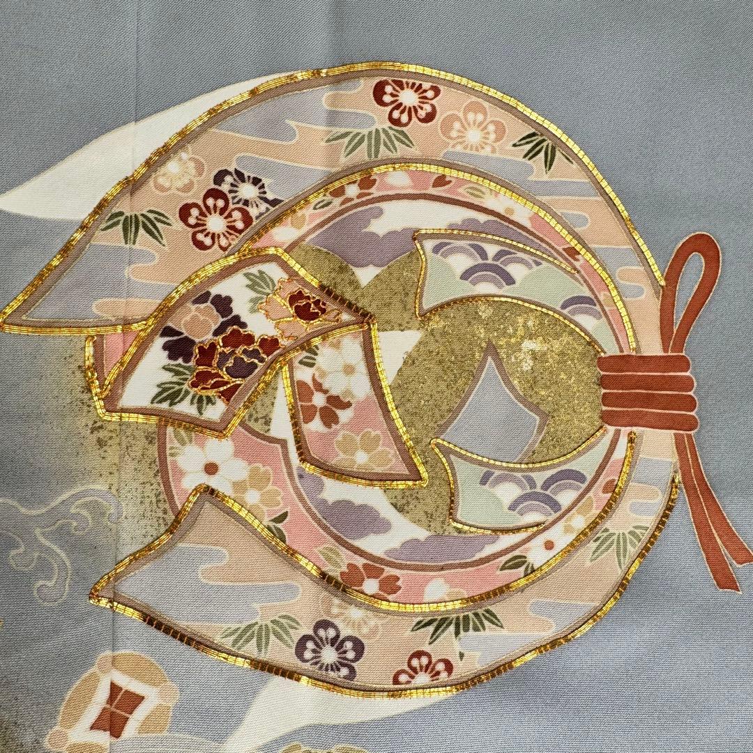 超美品　色留袖　着物　168裄68　帯揚　帯締　袋帯　フルセット　トール　水色