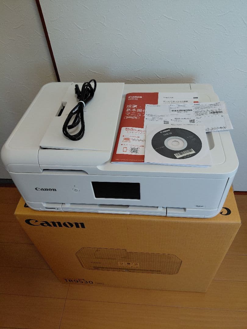 交換用ボード付きジャンク品　Canon TR9530 ホワイト　A3対応