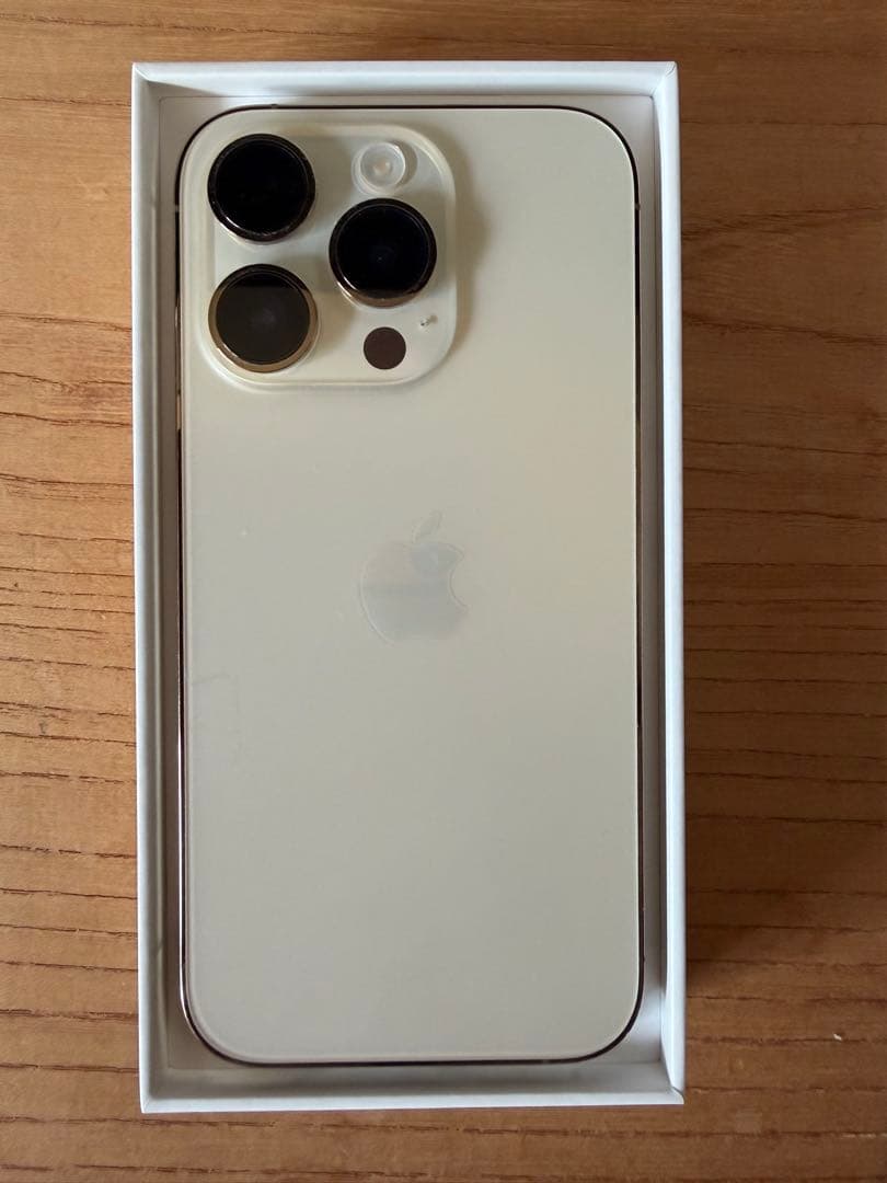 オン【美品】SIMフリー iPhone14 Pro ゴールド 512GB