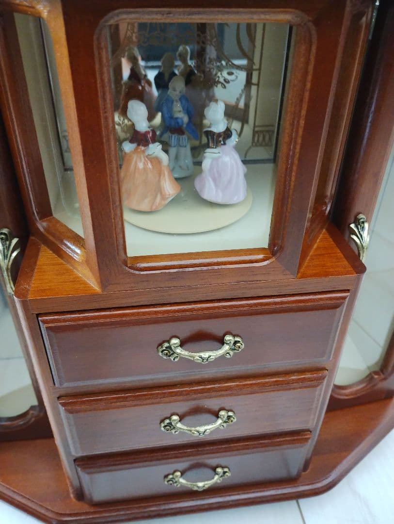 昭和レトロ　オルゴールキャビネット ミュージックシアター