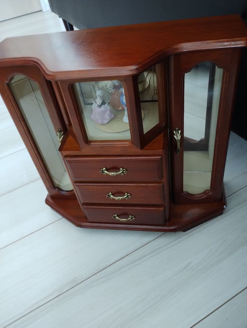 昭和レトロ　オルゴールキャビネット ミュージックシアター