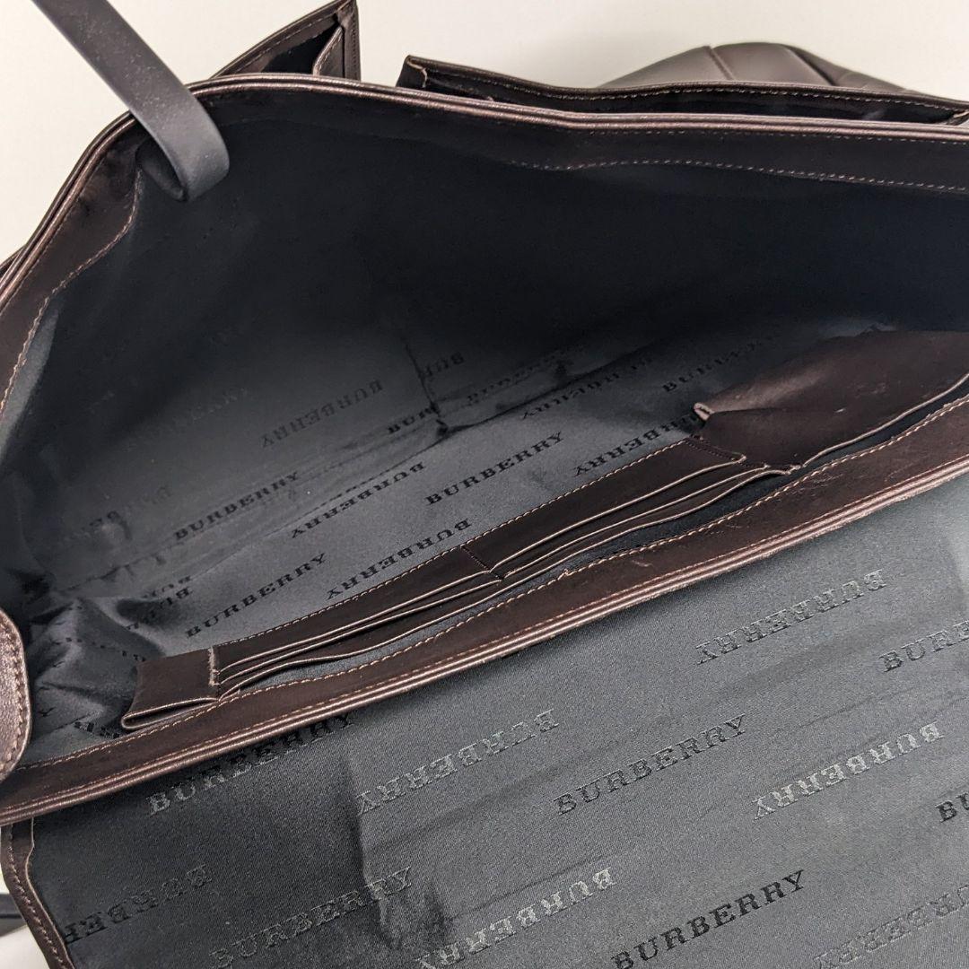 美品　バーバリー　ビジネスバッグ　レザー　ショルダーバッグ　ブリーフケース
