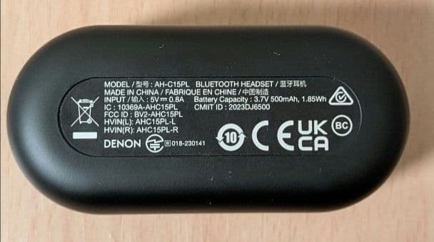 イヤホン Denon perl pro