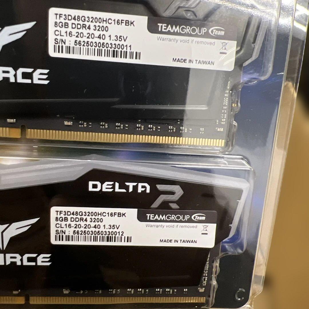 メモリー 205Team RGB DDR4 3200MHz (PC4-25600)16GB