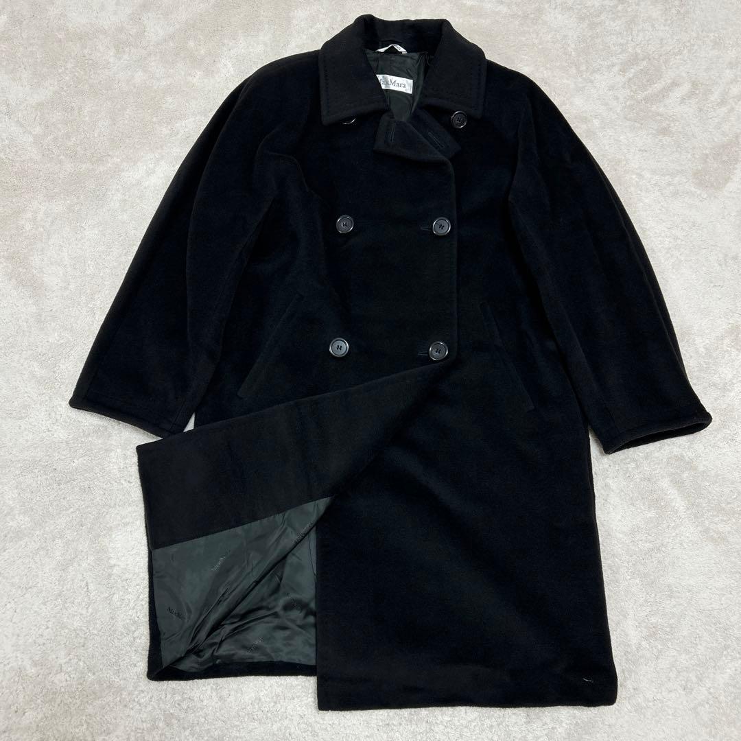 ♦︎新品同様♦︎MaxMara♦︎マックスマーラ♦︎ブラック♦︎カシミヤ♦︎ピーコート♦︎13
