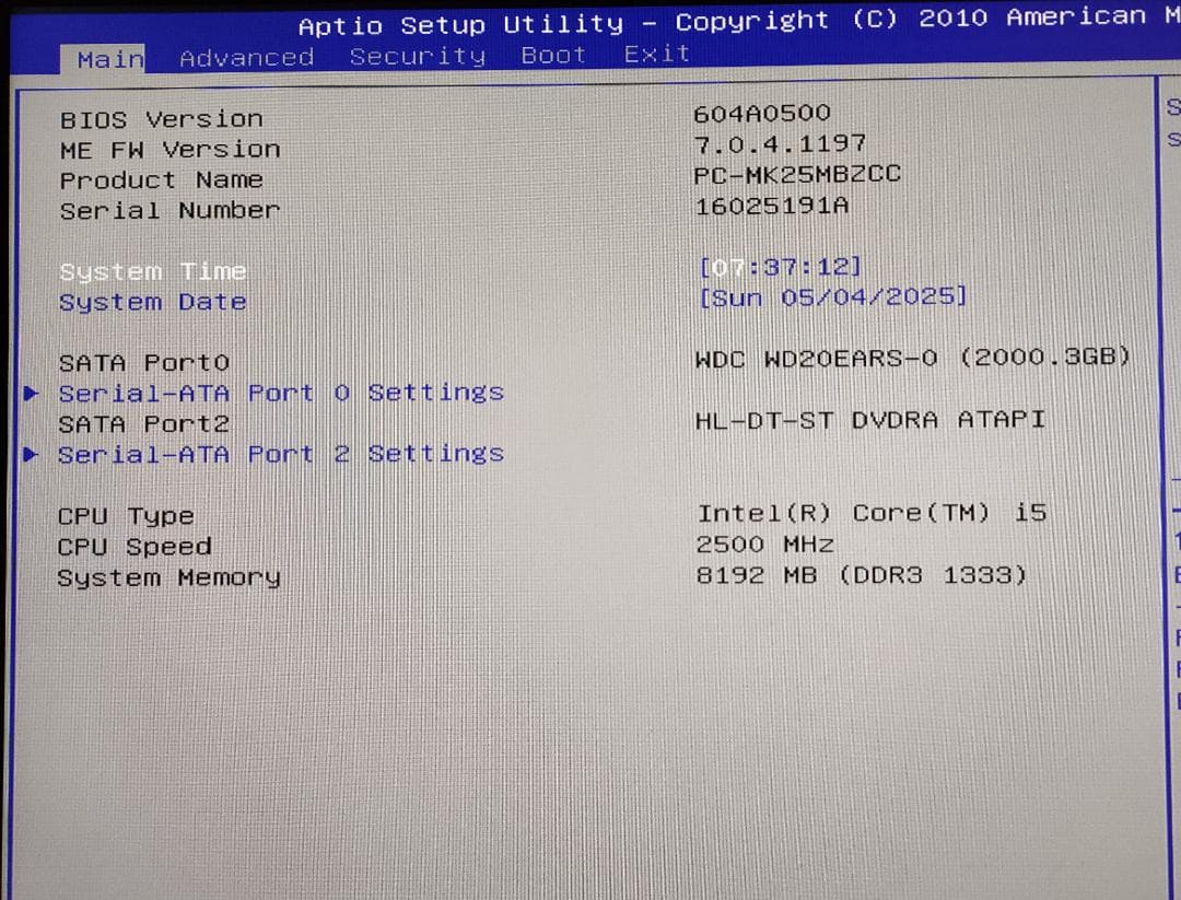 NEC DT i5,8GB,2TB,DVDmulti,Win11Pro,即使用可