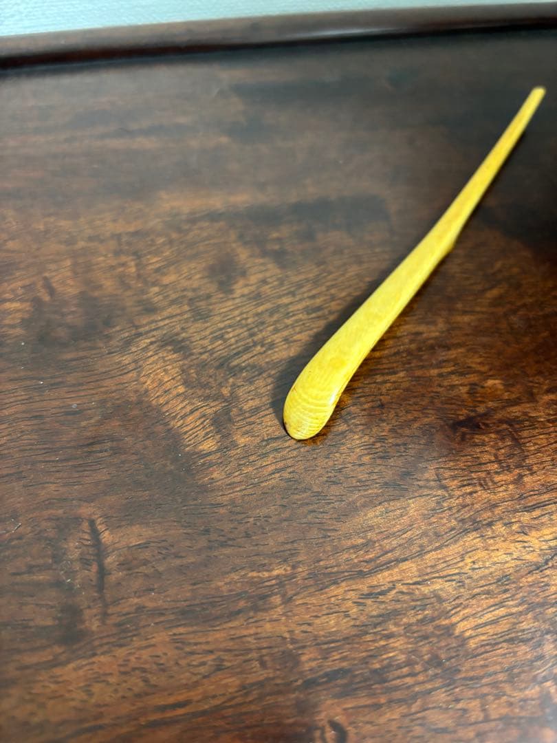 極上材茶杓 2本セット 天然材料 時代物 茶道具 鉄瓶