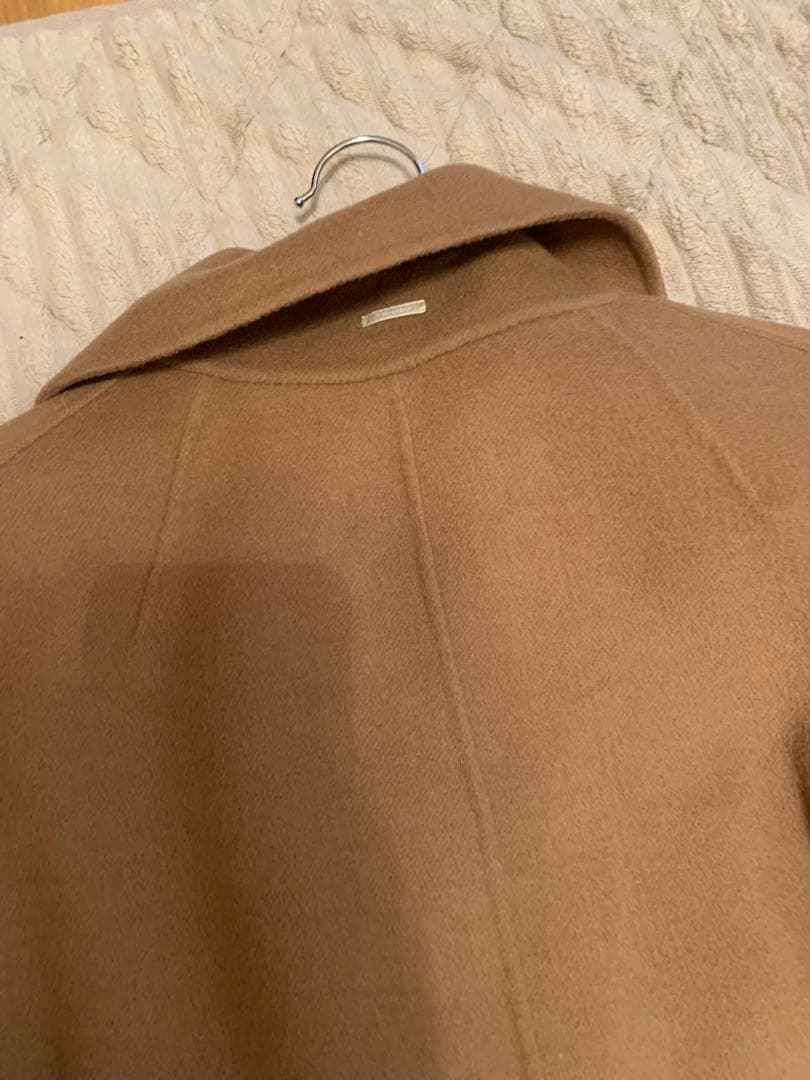 S Max Mara エスマックスマーラ ダブルブレスト ピーコートキャメル