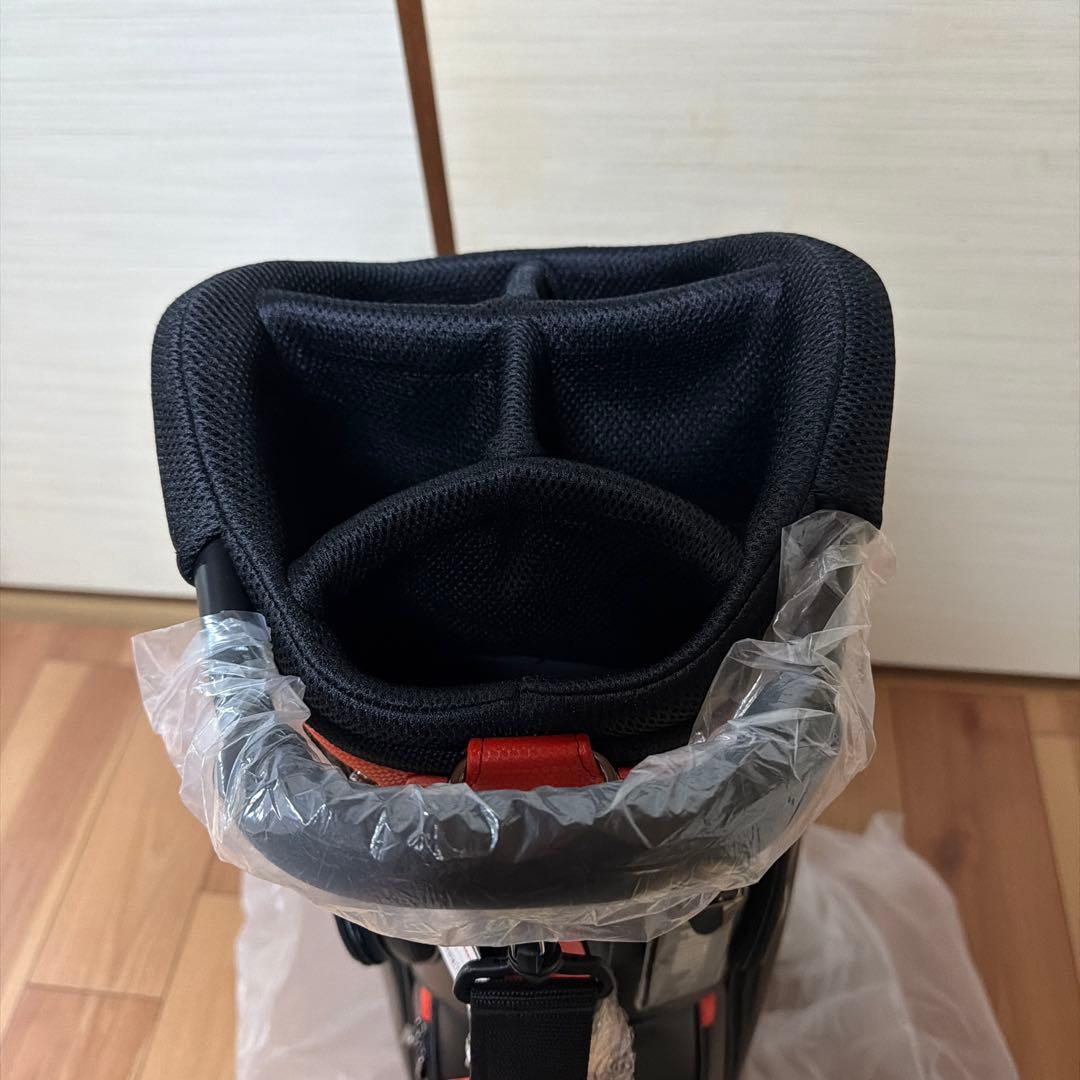値下げ‼️新品早い者勝ち‼️22PUMA キャディバッグ ブラック/オレンジ9.5型