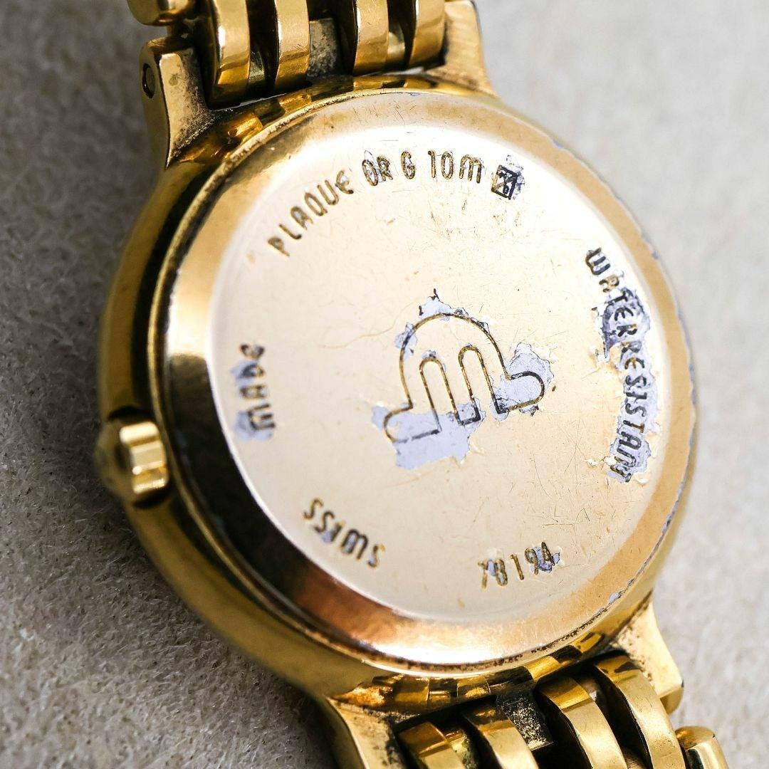 稼働 モーリスラクロア 腕時計 ローマン デイト ゴールド レディース1433