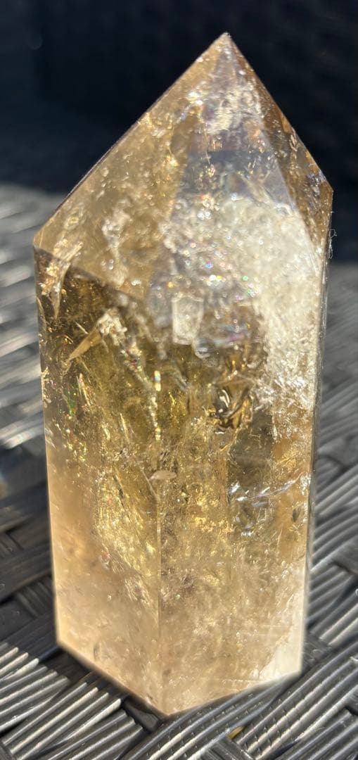 【天然石】爆虹　シトリン　タワー②