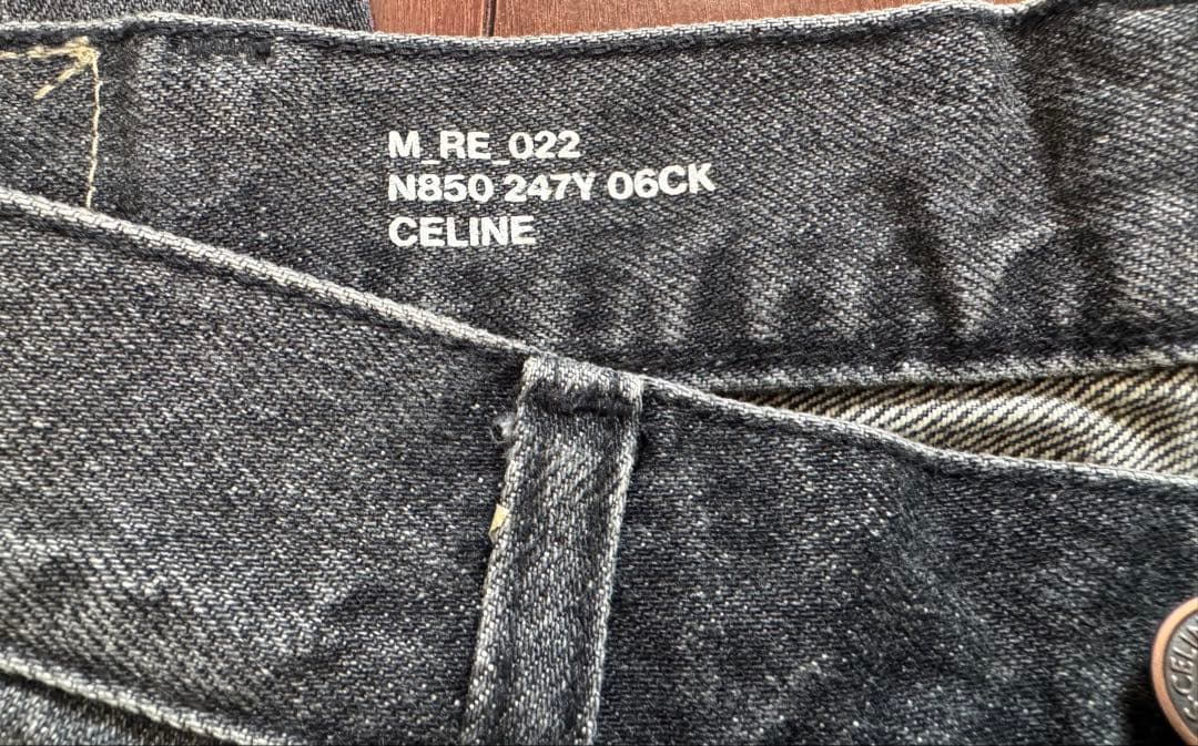 専用　CELINE 24SS ヴィンテージ加工 デストロイ デニムパンツ
