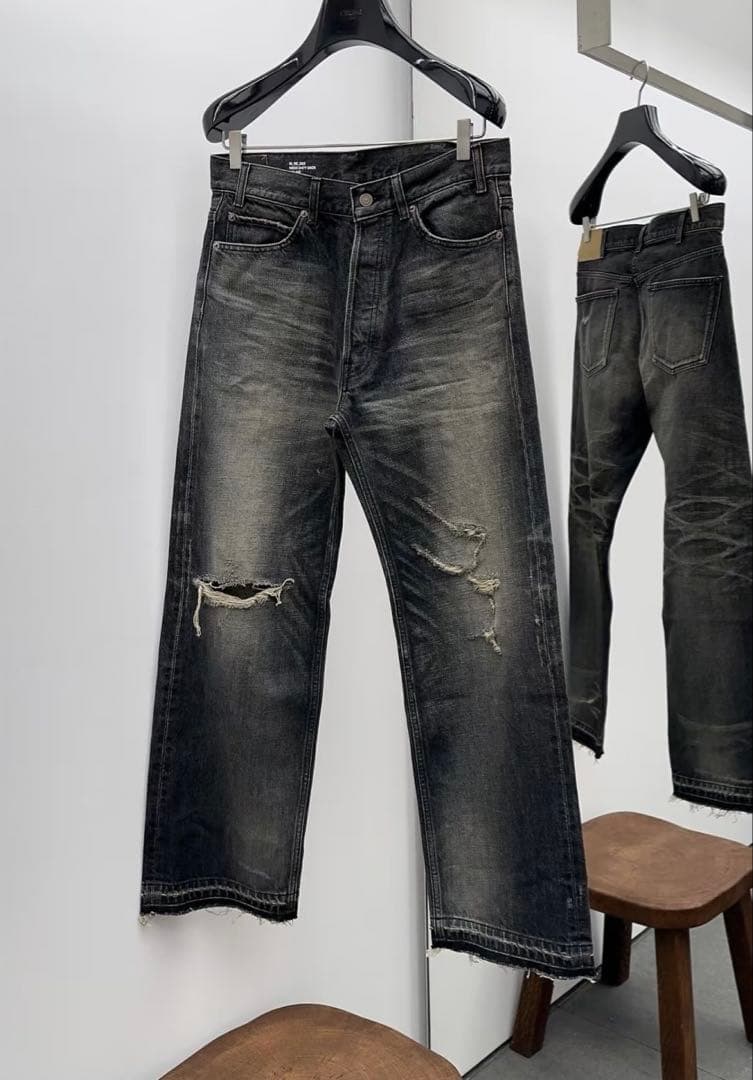 専用　CELINE 24SS ヴィンテージ加工 デストロイ デニムパンツ