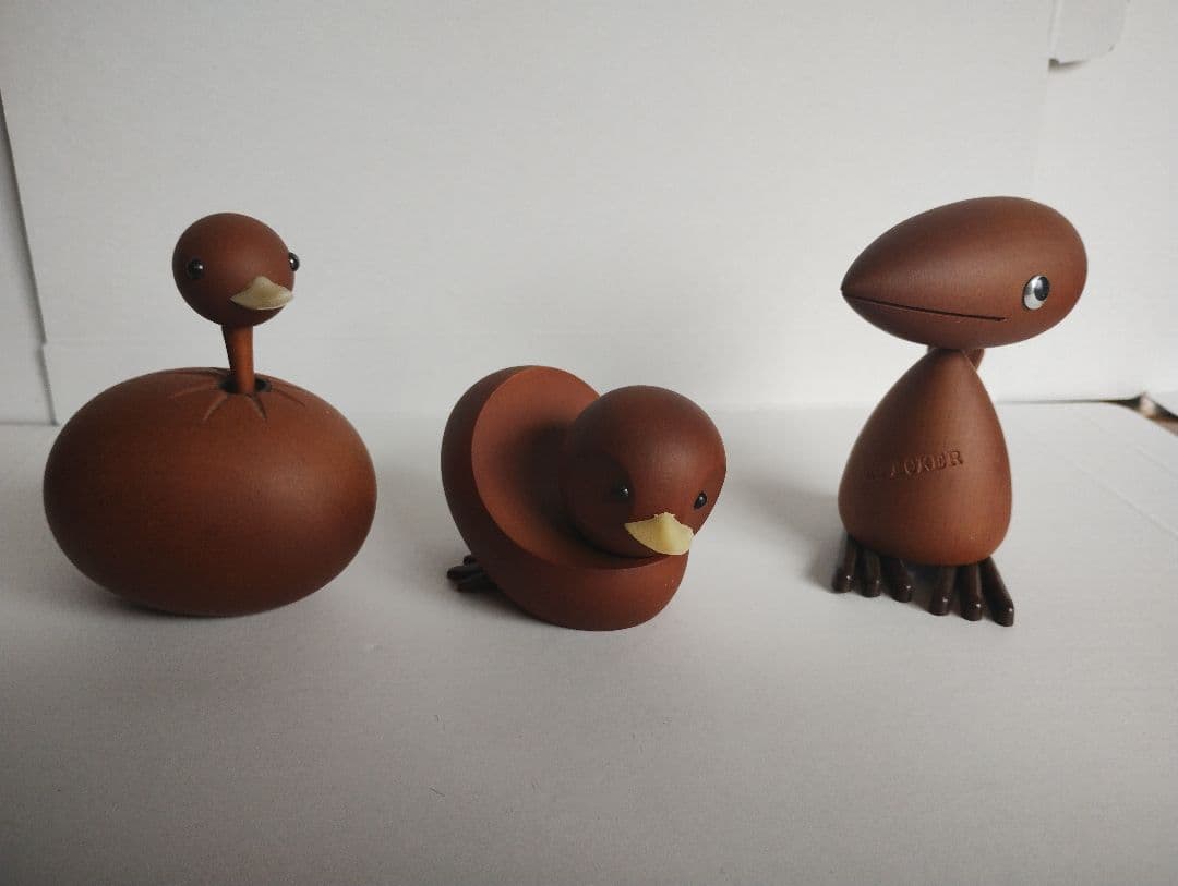 木彫りの動物たち