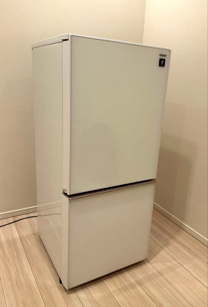 【SHARP 】冷凍冷蔵庫 プラズマクラスター（137L）SJ-GD14D-W