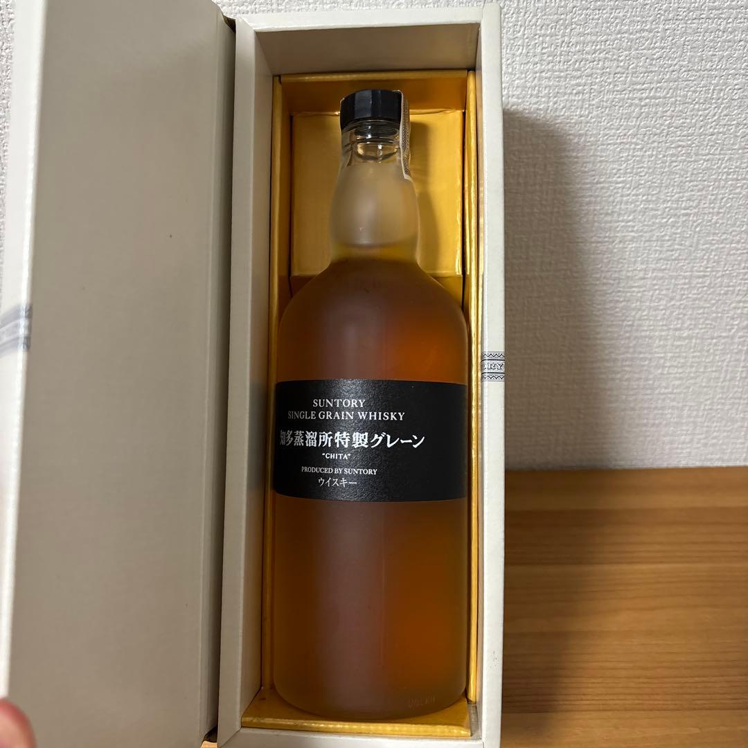 サントリーウイスキー　知多蒸溜所特製グレーン　箱付き　未開封