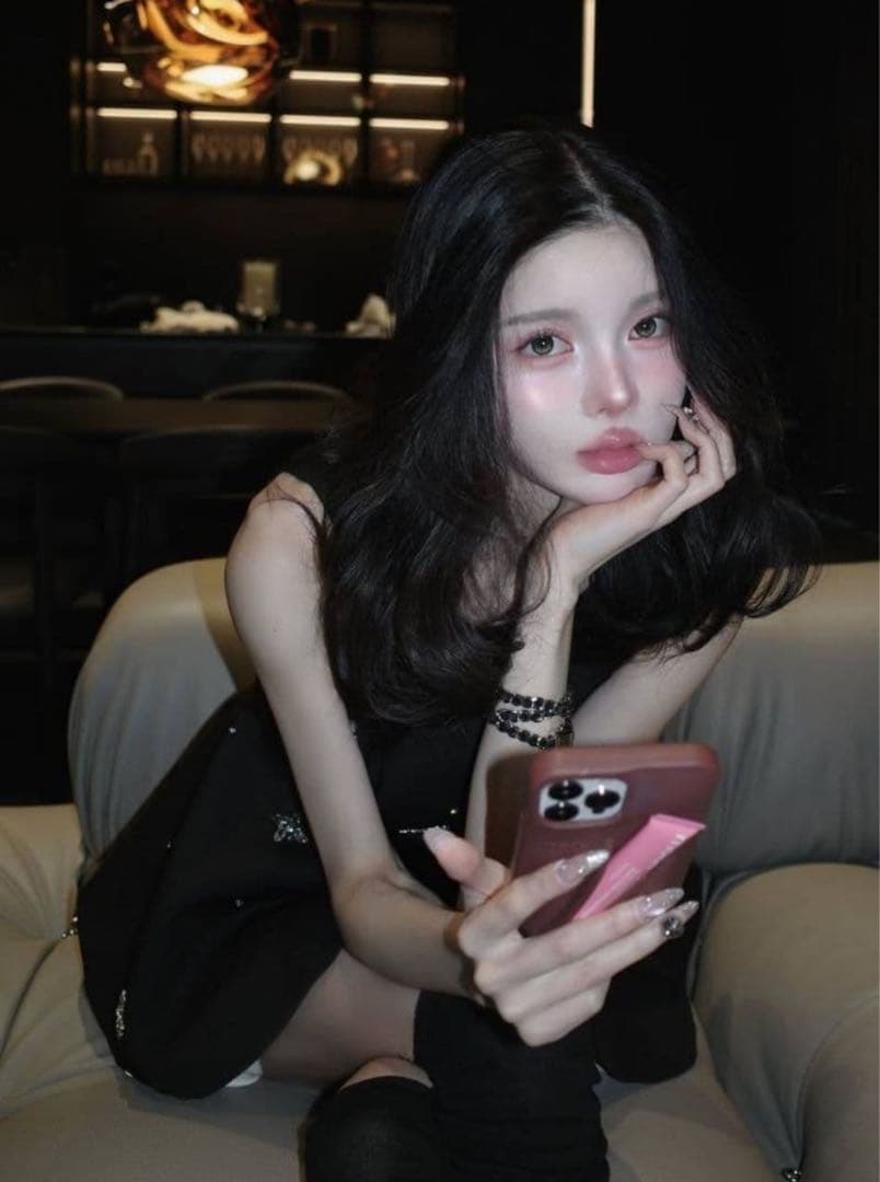 新品タグ付 ダーリッチ ビジューフレアバルーンミニドレス フリー ブラック F