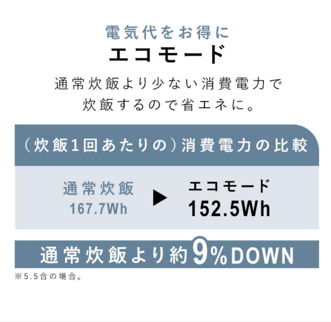 【新品未開封】炊飯器　マイコン式　5.5号炊き　ブラック　家電