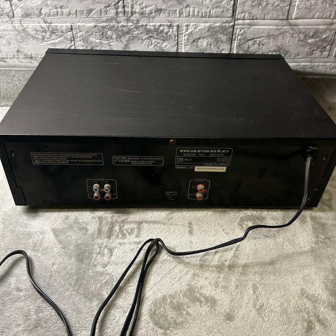 【動作確認済】Marantz 3ヘッド カセットデッキ SD-62 マランツ