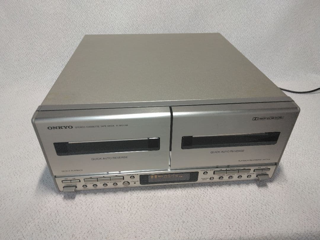 ONKYO K-W511M カセットデッキ　Wカセットデッキ