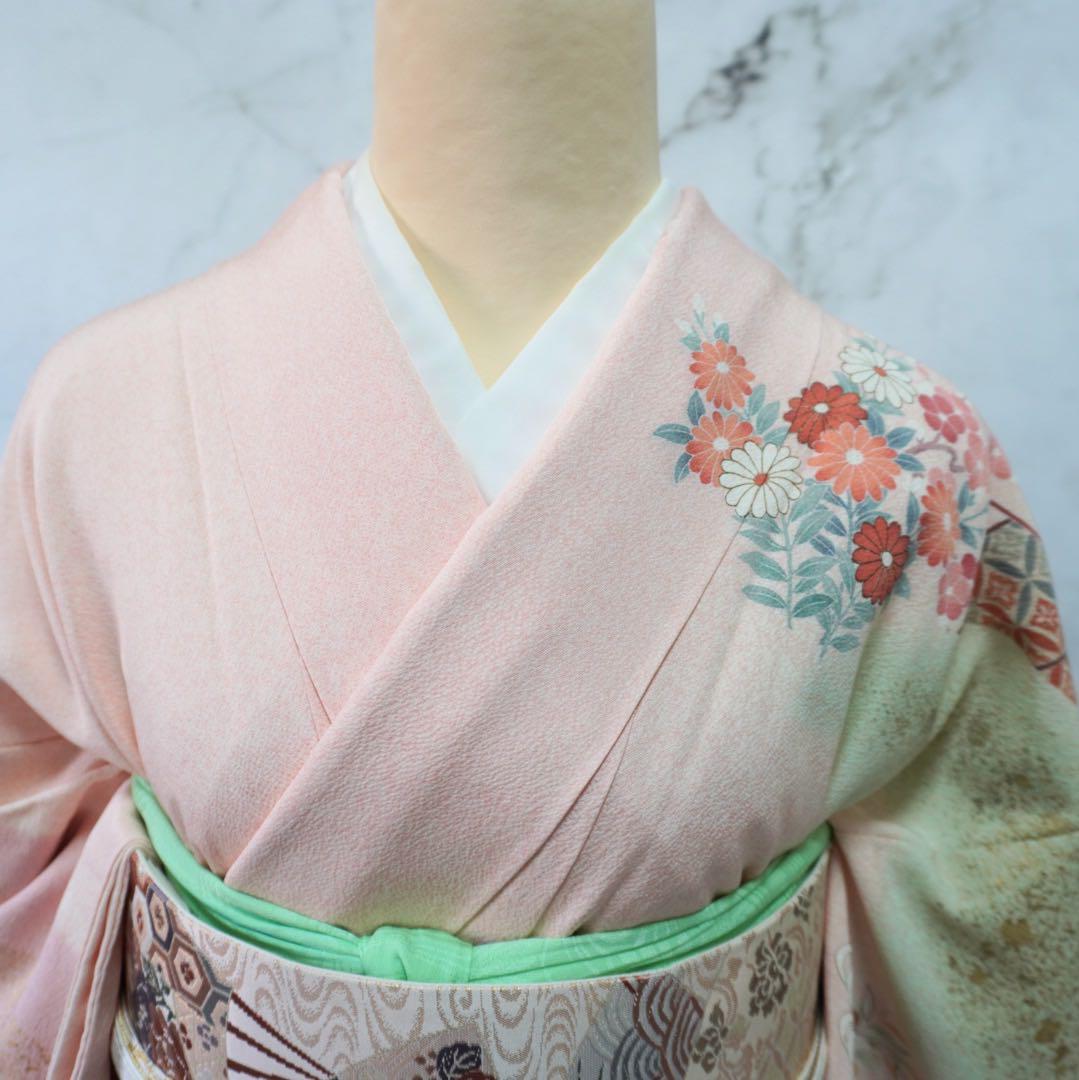 訪問着 フルセットa495 卒業式　入学式　お宮参り　七五三　結婚式