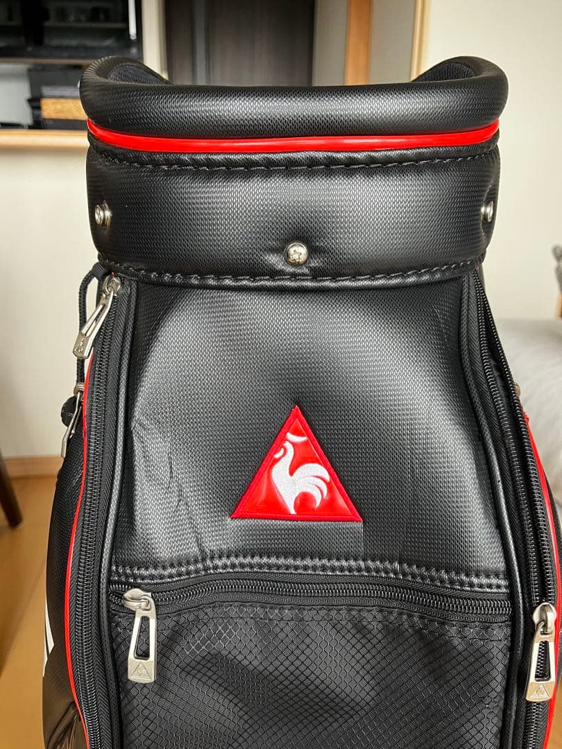 美品 ルコックスポルティフ ゴルフ　lecoq キャディバッグ　黒　9.5型